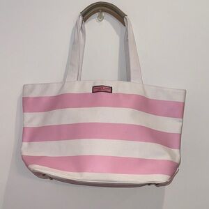 Vineyard Vines Striped Canvas Tote